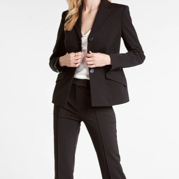 Conscious Edit Notch Lapel Blazer size small Express women's suit jacket NWT - Picture 2 of 6